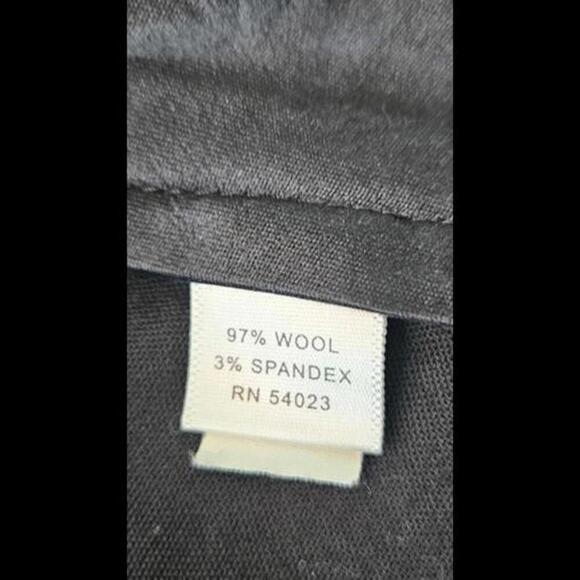 Banana Republic Martin Fit Formal Lightweight Wool Pants Black Size 6 - Picture 5 of 10